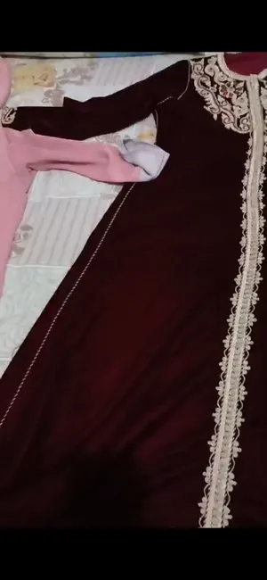 قفطان  مغربي مبرا مخدوم يدوي