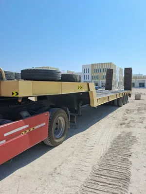 Used Flatbed Trailer for 2014 Car Transportation in Good Condition
