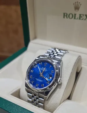 ROLEX 18K/SS DATEJUST 36MM JUBILEE BRACELET & RARE BLUE ANNIVERSARY DIAL
