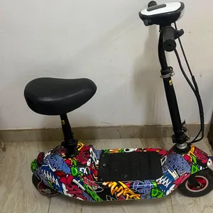 للبيع: سكوتر iBike الكهربائي للأطفال والشباب (إصدار الجرافيتي المميز) بحالة ممتازة