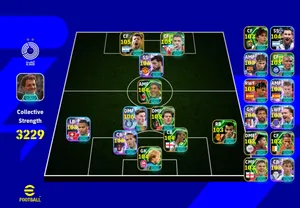 EFOOTBALL DREAM ACCOUNT 3230 rating with good epics and showtimes