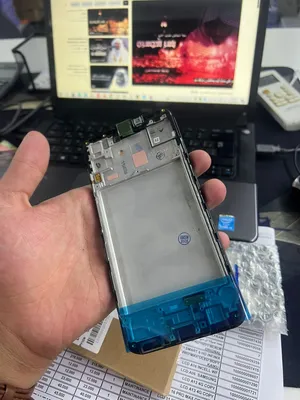 شاشة سامسونج A73 الاصلية شركة مع فريم  Original Screen For A73 With Fram 100%original ليما موبايل