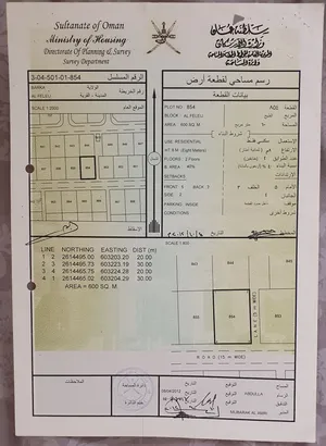 Residential Land for Sale in Al Batinah Barka
