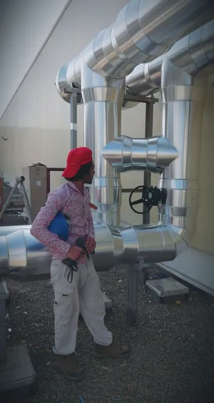 Aluminum Cladding for Round Pipe Tanks Work Service - All over Saudi Arabia
