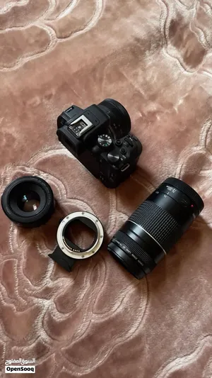 canon r10 with 3 battery and 3 lens