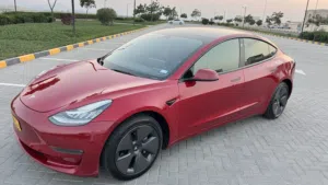 تسلا 2022 مودل 3 لونق رينج البطاريه الكبيره لون مميز