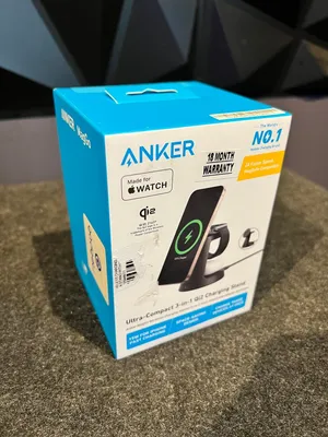 شاحن Anker MagGo لاسلكي 3 في 1 Qi2 جديد
