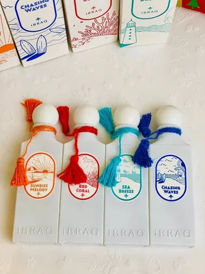 مجموعة عطور (Summer Breeze) من إبراق (IBRAQ) براند إبراهيم القريشي.   عطور IBRAQ  نفحات من أجواء ال