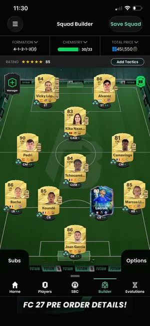 للبيع حساب فيفا fc27 Pc فيه 4 مليون كوينز حساب متعوب عليه