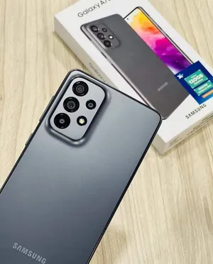 مستعمل اخو الجديد Samsung A73 5G رام 16 ججيا 256 اغراضة والكرتونة متوفر توصيل