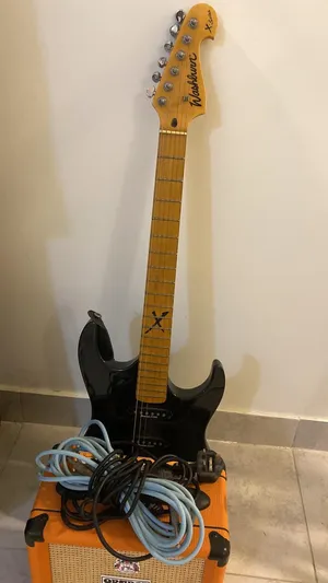 Washburn Electric Guitar With Orange Amplifier For Sale