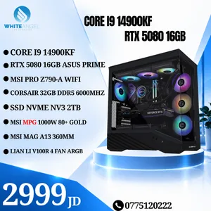 تجميعة كمبيوتر جيمنج i9-14900KF + RTX 5080 16GB Gaming PC i9-14900KF + RTX 5080 16GB