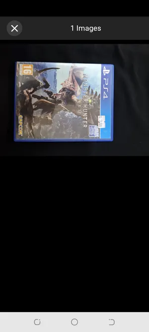 Monster hunter world in excellent condition