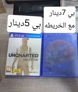 للبيع سيديات مستخدمه البلستيشن 4 ردد ريدمشن2 مع الخريطه(7دينار) انشارتد الثلاثيه (5)وقابل بي المعقول