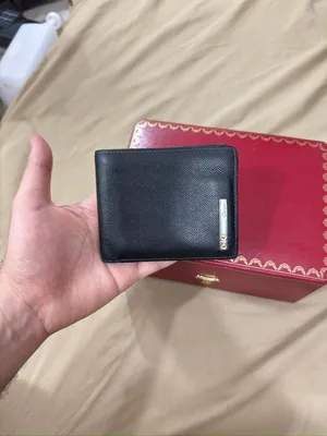 بوك محفظة كارتير كارتييه سانتوس اصلي من اجمل الموديلات ( الحجم الكبير)  cartier genuine wallet