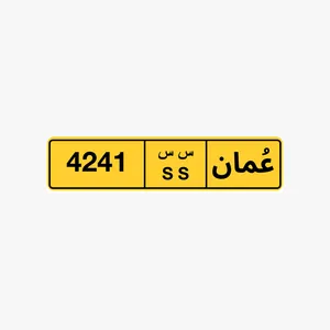 لوحة سيارة خاصة برقم إكسبيريا Z3 بحرفي س س