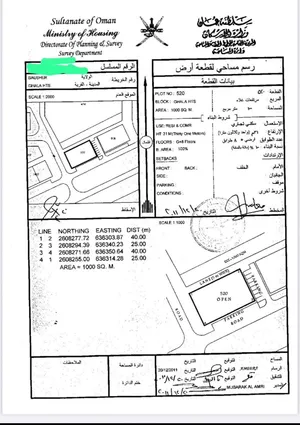 Commercial Land for Sale in Muscat Ghala