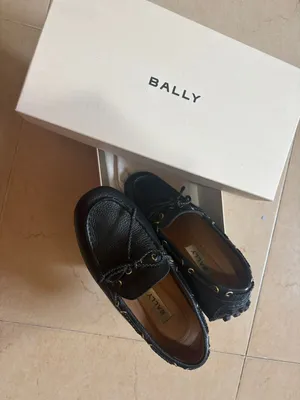 Bally Kyan Black Leather Loafers