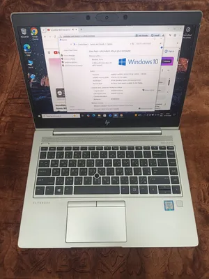 HP elitebook 840/G5 core-i5-8GB RAM 256GB SSD Good Battery,Win-10.