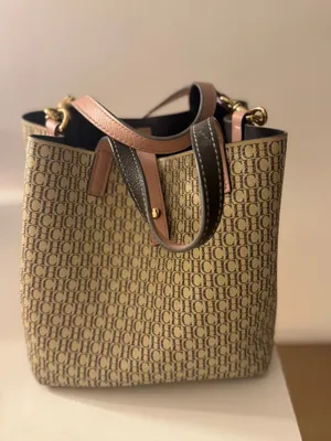 carolina herrera Pink and Paige bag