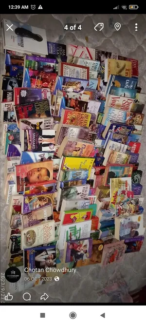 200 English novels and autobiography motivation books for sale( each for 1 omr)