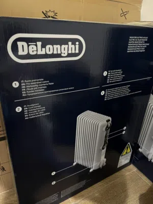 دفاية زيت دولينجو إيطالي أصلي 12 ريشة De’Longhi TRRS1225 جديده تماما - لم تستعمل بالكرتونه والإيصال