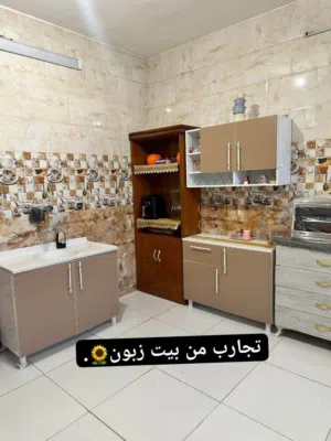 كاونترات جاهزه خشب ام دي اف مترين وسنك متر وعشرين واكو قياس متر وقياس متر ونص