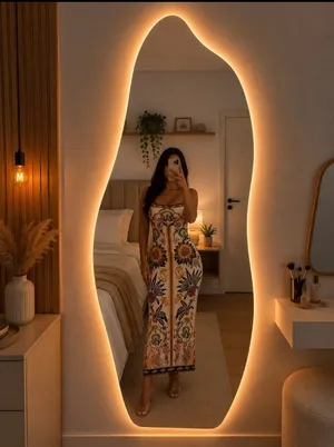 LED Zig Zag Full Length Mirror 180x70cm