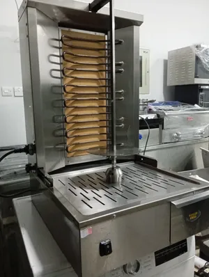 ماكينة شاورما roller grill صناعة فرنسية جديدة ستانلس ستيل  لم تستخدم بأفضل حالة ممكنة