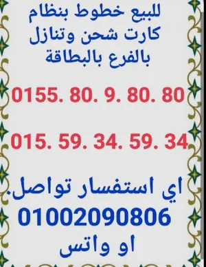 Etisalat VIP mobile numbers in Cairo