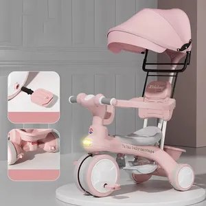 دلّل طفلك بدراجة ثلاثية العجلات بتصميم ذكي تجمع بين المتعة والأمان ، للأطفال من عمر 1 إلى 5 سنوات
