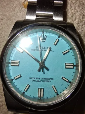 Tiffany blue. Model 123400. S 41mm