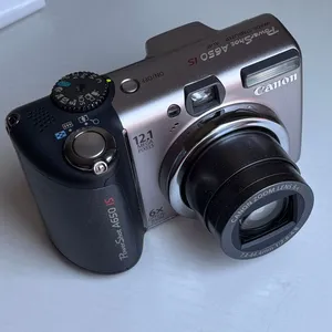 كاميرة كانون Powershot A650 IS 12.1MP إصدار 2007 بحالة ممتازة مع توفر الملحقات