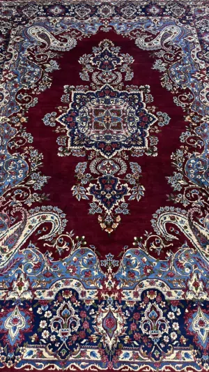 سجادة ايراني ممضية (كرمان انتيك)
