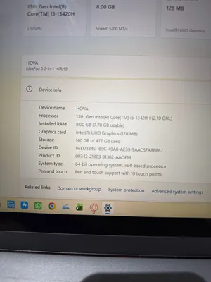 للبيع لابتوب لينوفو متحول Lenovo IdeaPad 5 2-in-1 (Core i5 Gen 13 - SSD 512GB) + القلم الأصلي