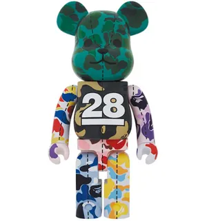 Bearbrick X Bape Medicom Toy 28th anniversary Camo #4