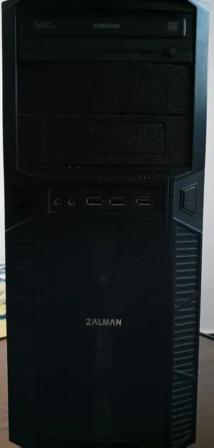 كيسه كمبيوتر جيمينج Zalman Z1 حاله ممتازه + مشغل اقراص DVD R/W سامسونج كالجديد