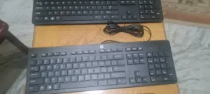 كيبورد امريكي عدد 2 جديد غير مستعمل نوع اتش بي ,hp ، باللغة الانجليزية سعر الاثنين 14 دينار
