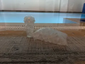 ثلج مكعبات بمياه التحلية