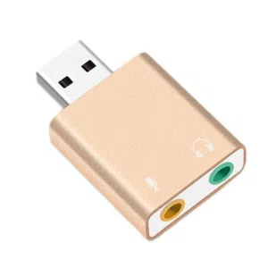 بطاقة صوت خارجي USB Sound Card