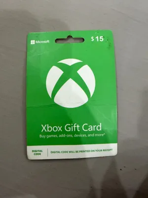 بطاقة إكس بوكس 15 دولار للبيع (Xbox Gift Card $15)