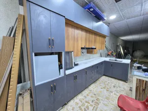 مطبخ المنيوم وخشيب mdf