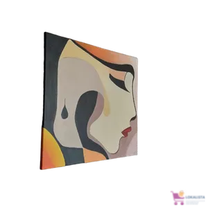 لوحة كانفس ب الوان الاكريليك مناسبة لديكور منزلك