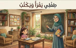 دروس خصوصية لمادة اللغة العربية   /تأسيس الطالب قراءة وكتابة/ الظاهر 5