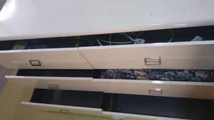 Dressing cabin at cream color