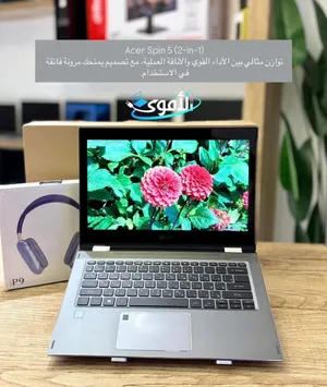 Acer Spin 5 i5-8th / 8GB RAM / لمس 360 درجة - بسعر 229 دينار