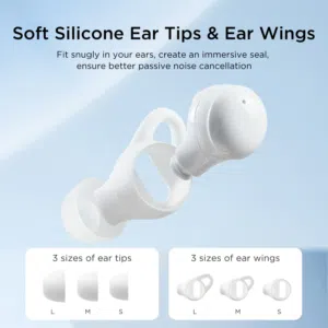 سماعات جويروم JOYROOM Cozydots JR-TS2 – راحة تامة ونوم هانئ بتقنية إلغاء الضوضاء النشطة