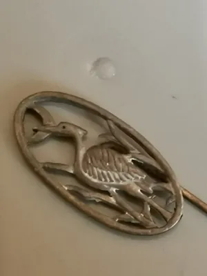 Sokashibori /vintage JAPAN Crane stickpins