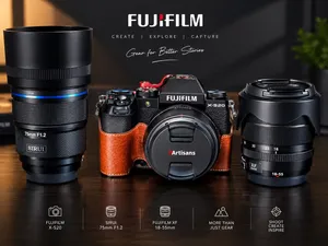 Fuji filim XS20  with lenses .