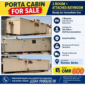 Porta cabin with 2rooms with attach toilet